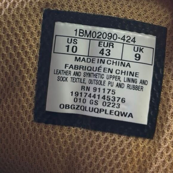 EWING ATHLETICS “Where Brklyn At?“ 33 HI Navy /Gold Athletic Shoes Mens Size 10 - Picture 10 of 12